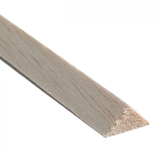 Trekantslist balsa 5x5mm 2x500mm - Bild 2