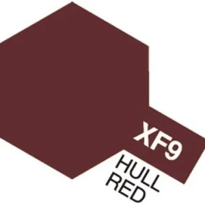 Tamiya 81709 Akryl färg XF-9 Hull red 10ml