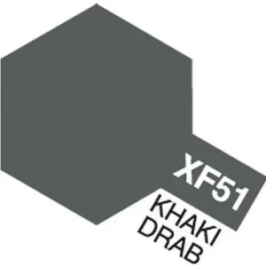 Tamiya 81751 Akryl färg XF-51 Khaki Drab 10ml