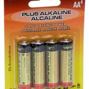 Batteri Alkaline Vapex Plus batteri AA 4-pack