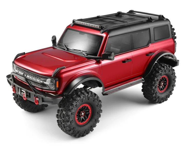 WL 104020 4WD Crawler Truck m. Vinsch 1/10 RTR Röd