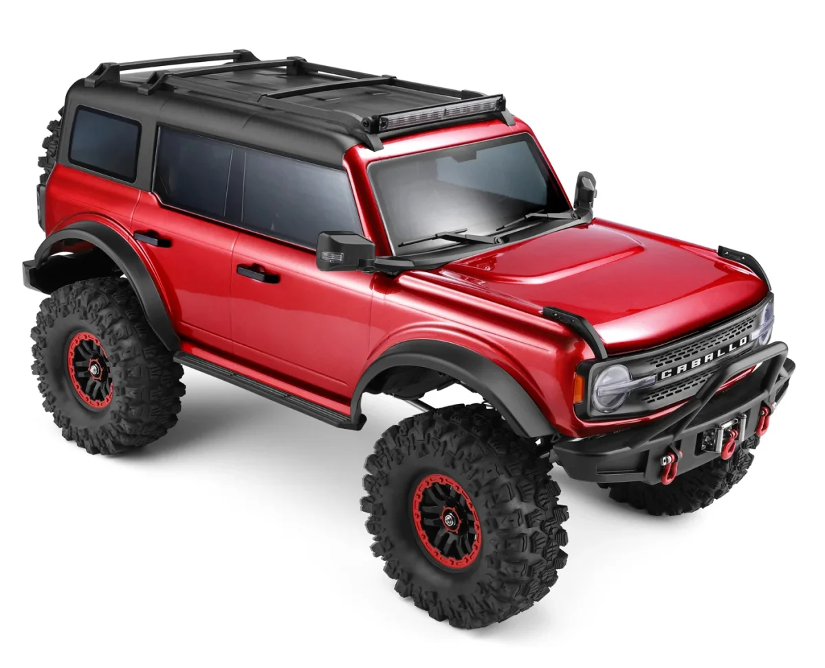 WL 104020 4WD Crawler Truck m. Vinsch 1/10 RTR Röd - Bild 5
