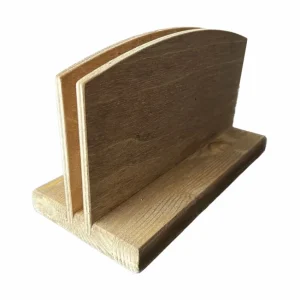 Arched Wooden Menu Holder