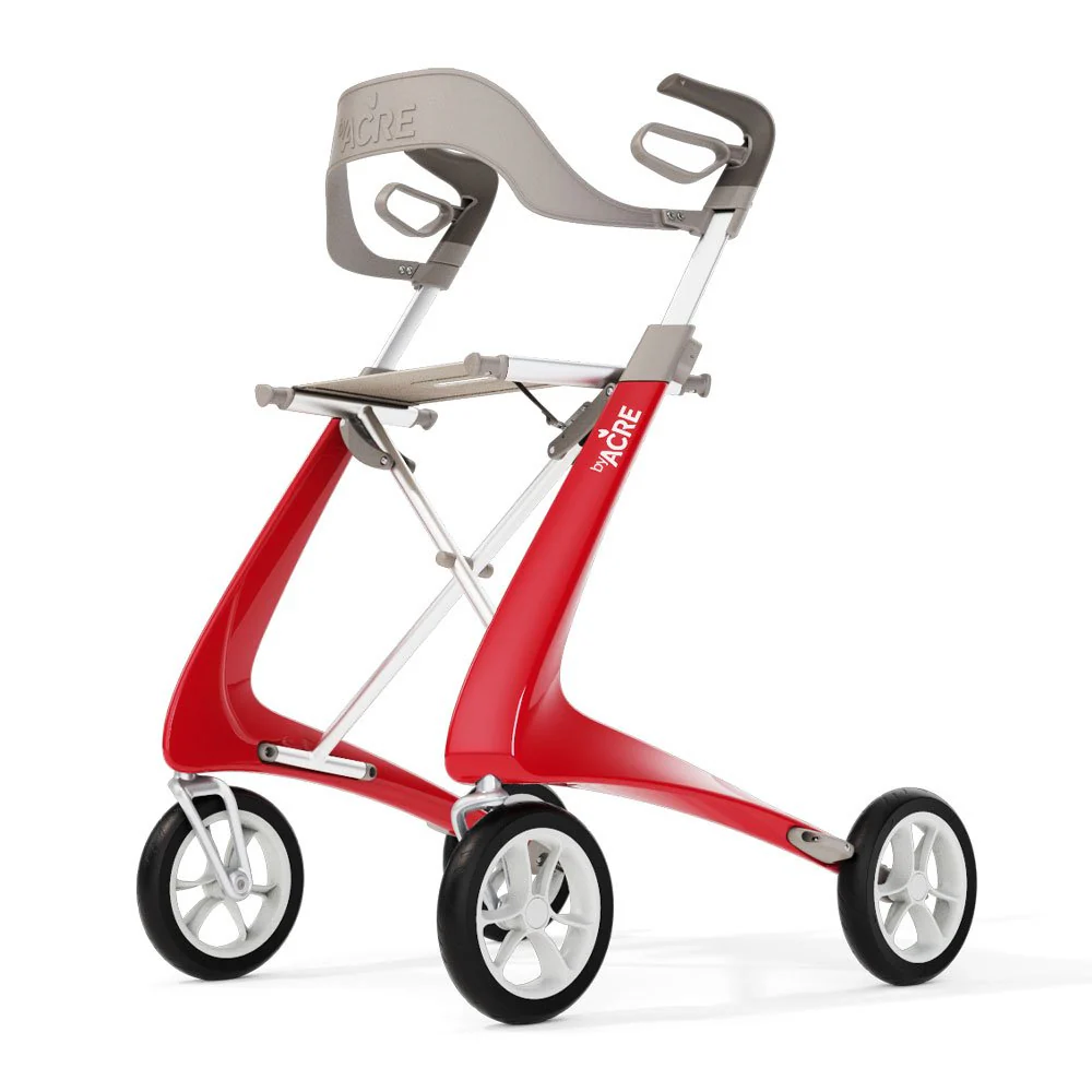 ByAcre - ryggstöd till Carbon Ultralight rollator - BRED - Bild 3