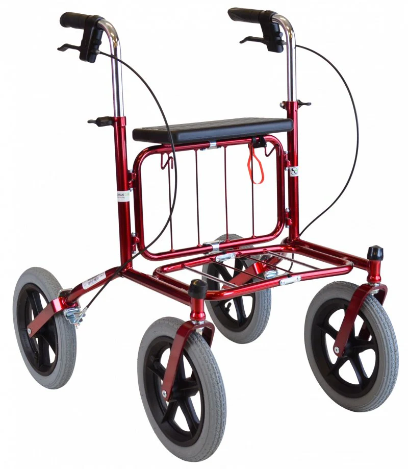Carl Oskar - utomhus rollator med stora hjul