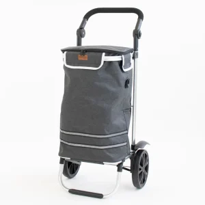 Shoppingvagn med stora hjul och termopåse