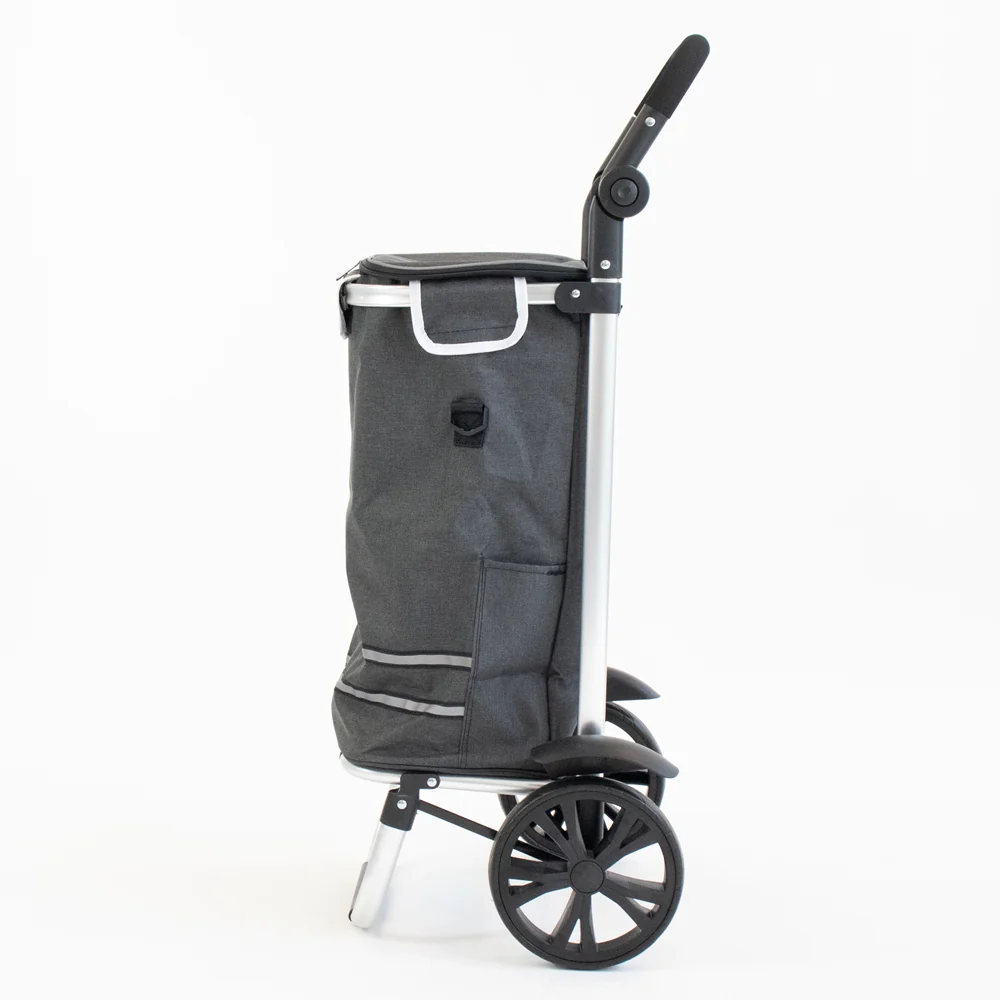 Shoppingvagn med stora hjul och termopåse - Bild 4