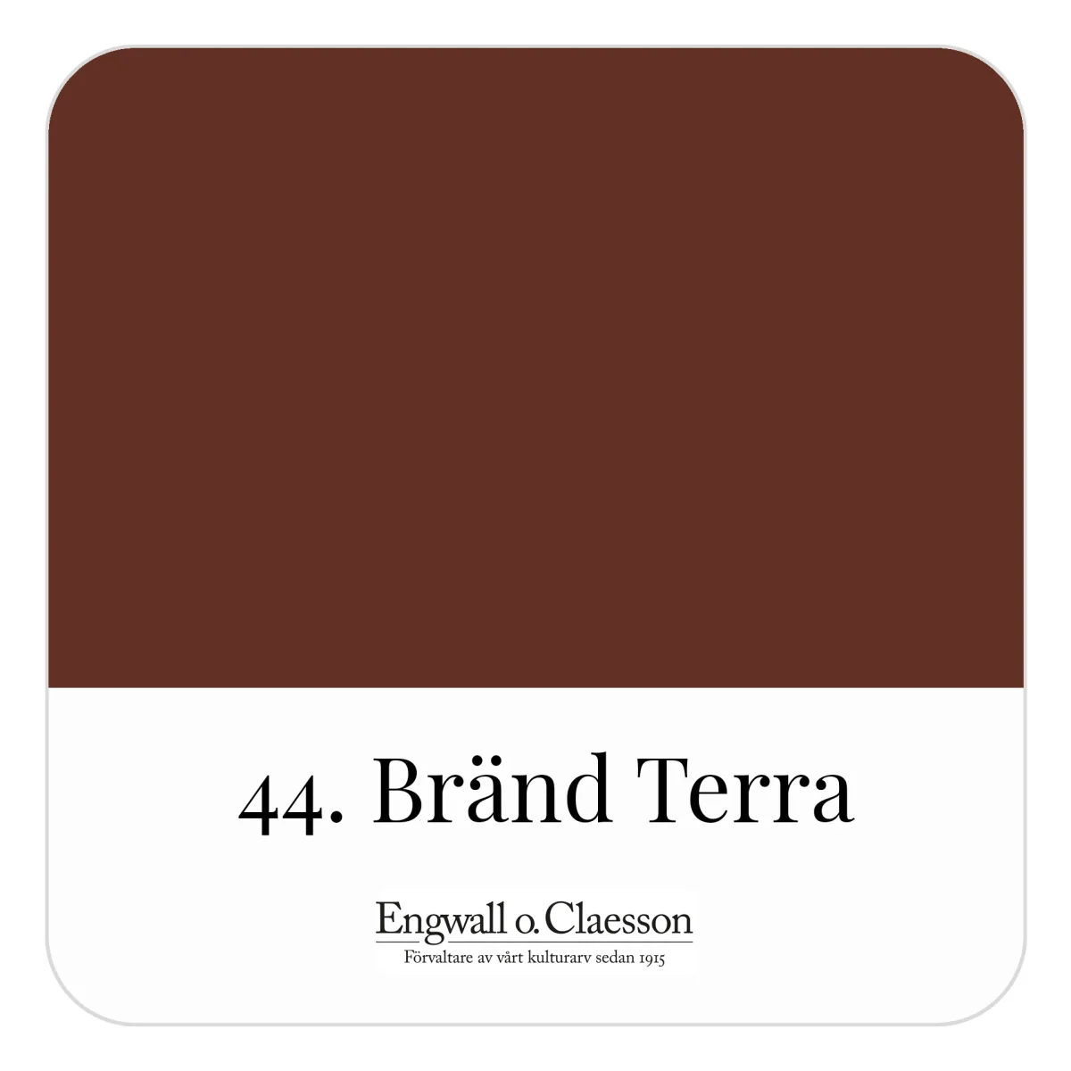 Utvändig Linoljefärg Bränd Terra 44 1 L - Bild 2
