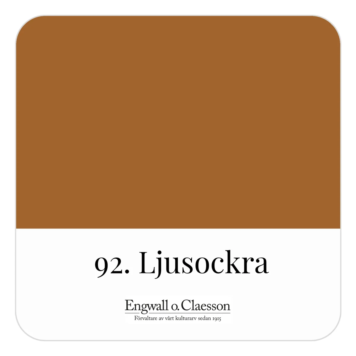 Utvändig Linoljefärg Ljusockra 92 1 L