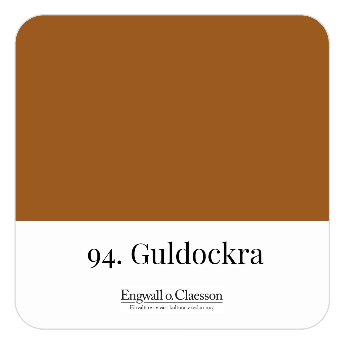 Utvändig Linoljefärg Guldockra 94 1 L