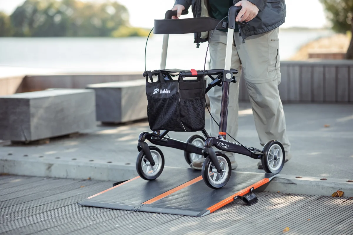 Gepard Kulfiber Rollator XL - Heavy Duty - Bild 6