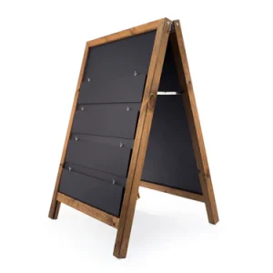 Wooden Hanging Display Chalk A Frame