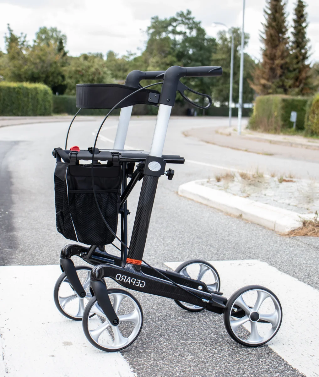 Gepard Kulfiber Rollator XL - Heavy Duty - Bild 4