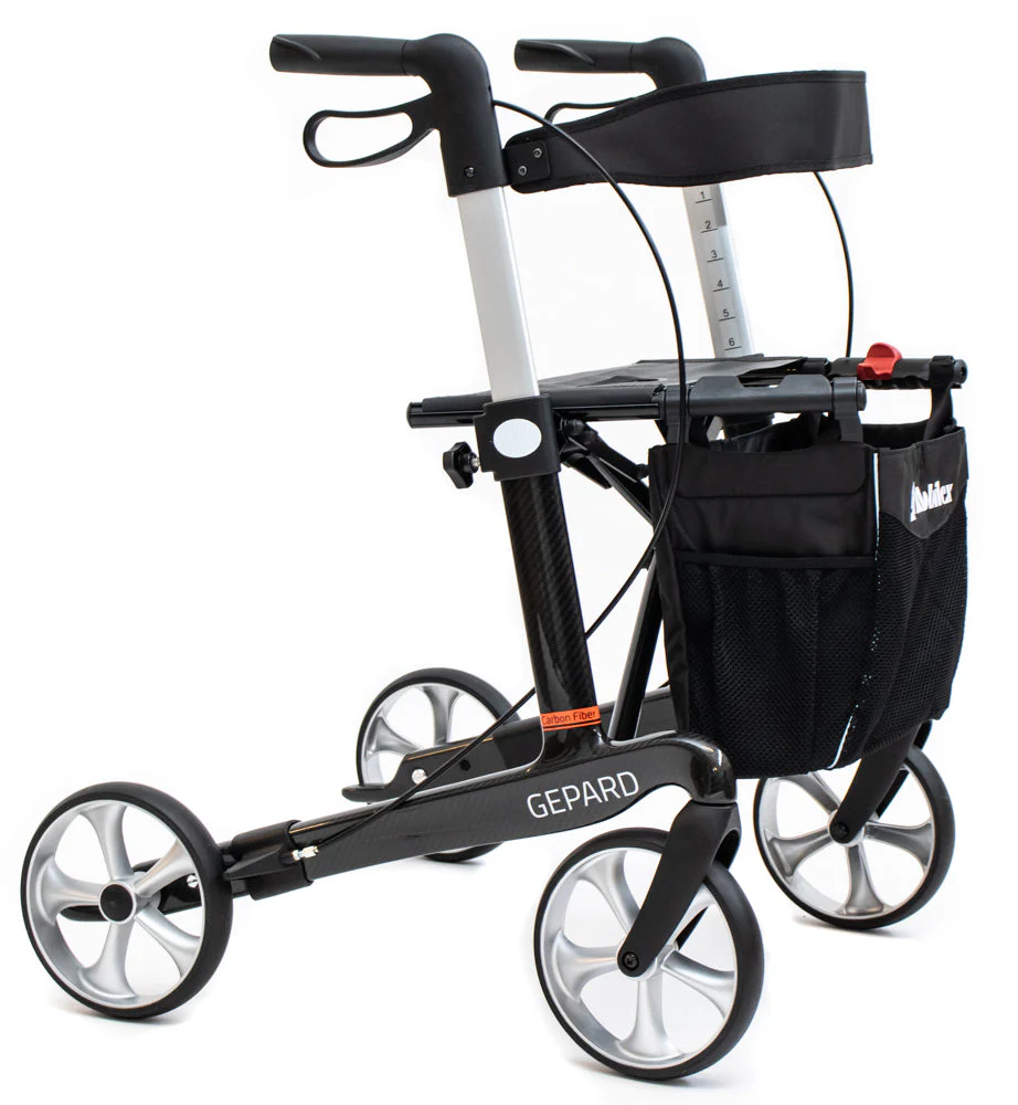 Gepard Kulfiber Rollator XL - Heavy Duty