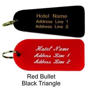 Key Fobs - Engraved Acrylic - Multiple Colour Options