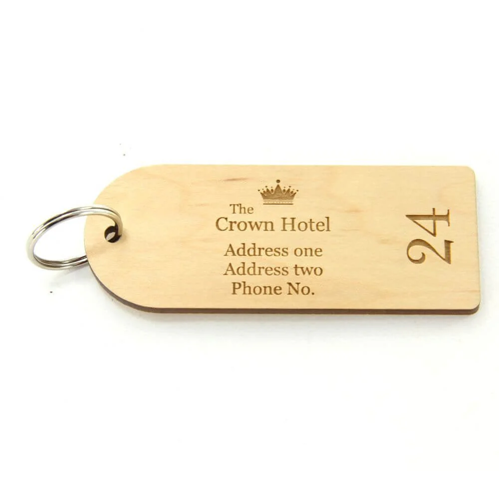 Key Fobs - Engraved Maple Veneer Wood - Bild 6