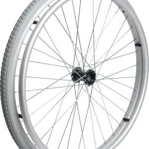 Komplett bakhjul med däck och drivring (24")