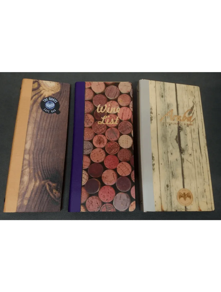 WOODEN MENU COVER - Bild 3