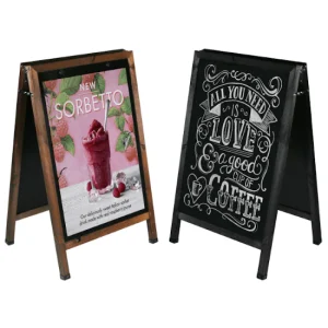 Wooden Poster Holder A-boards